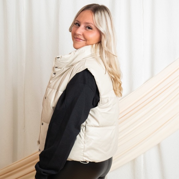 Faux Leather Vest - Picture 3 of 3